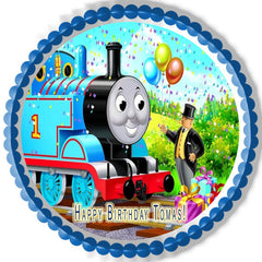Thomas Train - Edible Cake Topper OR Cupcake Topper, Decor