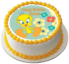 Tweety Bird - Edible Cake Topper OR Cupcake Topper, Decor