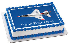US Air Force - Thunderbirds 17 - Edible Cake Topper, Cupcake Toppers, Strips