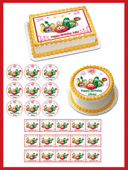 VEGGIE TALES Characters (Nr6) - Edible Cake Topper OR Cupcake Topper, Decor