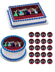 Teen Titans Prom - Edible Cake Topper OR Cupcake Topper, Decor