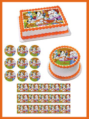 101 DALMATIANS Edible Birthday Cake Topper OR Cupcake Topper, Decor - Edible Prints On Cake (EPoC)