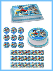 Smurfs (Nr2) - Edible Cake Topper OR Cupcake Topper, Decor