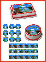 Terraria (Nr1) - Edible Cake Topper OR Cupcake Topper, Decor