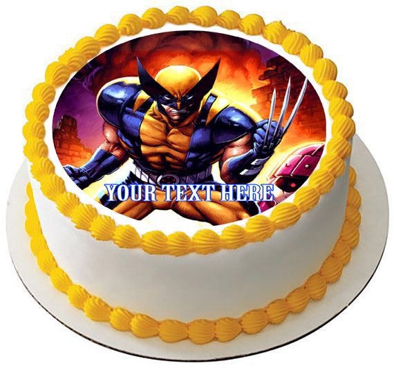 Wolverine - Edible Cake Topper, Cupcake Toppers, Strips