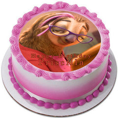 Zootopia Priscilla Sloth (Nr4) - Edible Cake Topper OR Cupcake Topper, Decor