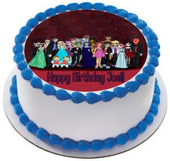 Teen Titans Prom Edible Birthday Cake Topper OR Cupcake Topper, Decor - Edible Prints On Cake (Edible Cake &Cupcake Topper)