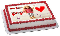 American Girl 1 Edible Birthday Cake Topper OR Cupcake Topper, Decor - Edible Prints On Cake (Edible Cake &Cupcake Topper)