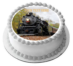 Train (Nr1) - Edible Cake Topper, Cupcake Toppers, Strips