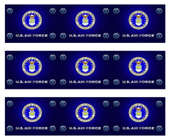 US Air Force - Edible Cake Topper OR Cupcake Topper, Decor