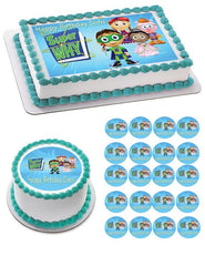 SUPER WHY 3 Edible Birthday Cake Topper OR Cupcake Topper, Decor - Edible Prints On Cake (Edible Cake &Cupcake Topper)