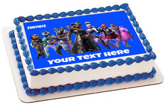 Fortnite - Edible Cake Topper or Cupcake Toppers, Strips