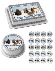 Lego Darth Maul Edible Birthday Cake Topper OR Cupcake Topper, Decor - Edible Prints On Cake (Edible Cake &Cupcake Topper)