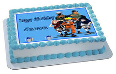 NARUTO 2 Edible Birthday Cake Topper OR Cupcake Topper, Decor - Edible Prints On Cake (Edible Cake &Cupcake Topper)